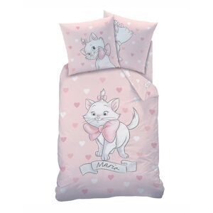 Parure de lit Les Aristochats® - coton - Parure Housse De Couette + Taie 1 Personne : 140x200cm + 1 Taie - Rose - AristochatsAmusez les petits en faisant leur lit avec cette parure imprime Aristochats®. Son noeud rose sur la tete, son petit sourire et sa 