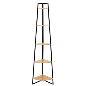 Blancheporte Etagère d’angle STOCKIES style industriel - 5 niveaux - BlancheporteIdéale pour optimiser l’espace, cette étagère d’angle sera parfaite dans les petits pièces ! Avec son style industriel indémodable, elle s’intégrera à toutes les ambia