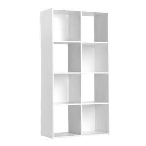 Blancheporte Meuble de rangement ORIGAME – 8 cases - BlancheporteUn meuble bibliothèque très moderne avec son jeu de cases avec et sans fond qui vient moduler la structure et sa finition blanche à la fois intemporelle et actuelle. Ses dimensions compact