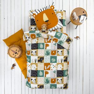 Blancheporte Linge de lit enfant imprimé Africa - coton - BlancheporteUn merveilleux voyage vers des contrées africaines attend vos enfants avec cette douce parure de lit et ses petits animaux mignons. Profitez également d'une qualité supérieure grâce à l