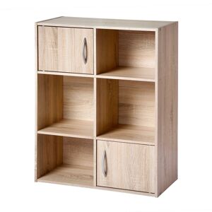 Blancheporte Meuble de rangement ORIGAME - 6 cases, 2 portes - BlancheporteUn meuble de rangement au style moderne et au design épuré qui s’intègre parfaitement à tous les styles et donne une note contemporaine, très actuelle à votre déco. Installez 