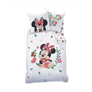 Parure de lit Minnie Mouse® - coton - Drap-housse 1 Personneonne : 90x190cm - Blanc - MinnieCette parure Minnie Mouse® est le cadeau parfait pour vos bouts de chou ! Dotee de ses notes fleuries et colorees, elle est un ajout amusant pour la chambre de vot