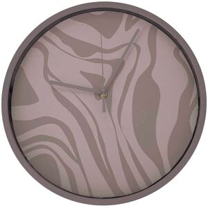 Horloge ronde en plastique - BlancheporteBien plus qu?un simple moyen pour etre a l?heure, cette horloge est un element decoratif a part entiere ! Un motif abstrait aux teintes neutres lui donne un caractere moderne tres tendance. Placee dans n?importe qu