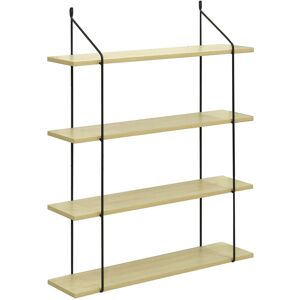 Blancheporte Etagère style industriel métal et bois - 4 tablettes - BlancheporteParce que l’on a tous besoin de rangement chez soi, vous craquerez pour cette étagère qui offre un bel espace pour vos objets et habille vos murs dans le plus pur style indust