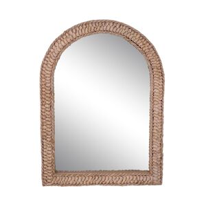 Miroir forme arche - cadre en corde - BlancheporteUn miroir aux belles dimensions qui saura illuminer la piece et l?agrandir visuellement. De forme classique, il est modernise par un cadre en corde qui lui donne un côte chaleureux et un esprit vacances. I