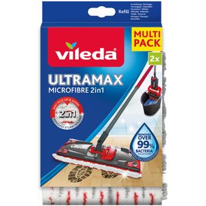 VILEDA Ultramax Microfibre 2 en 1 Recharge pour balai plat 2 pcs. 167721 - Publicité