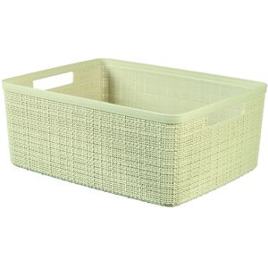 Curver JUTE M 12L Paniere recyclée 36 x 28 x 15 cm, beige 01905-885