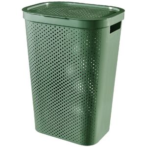 Curver INFINITY DOTS 59L Coffre a linge 44 x 35 x 60 cm, vert 04754-S86