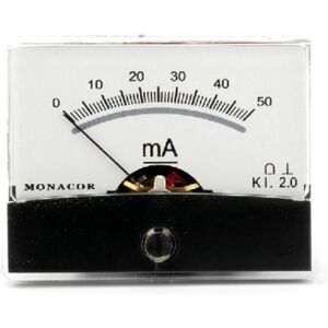 MONACOR PM-2/50MA Galvanomètres à bobine mobile - Petits assistants et appareils de mesure
