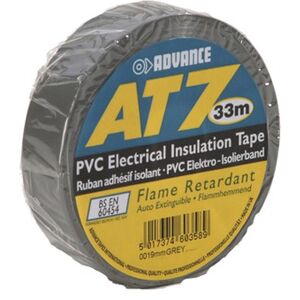 Advance Tapes 5808 GREY - Adhésif isolant PVC gris 19 mm x 33m - Rubans adhésifs et plus encore