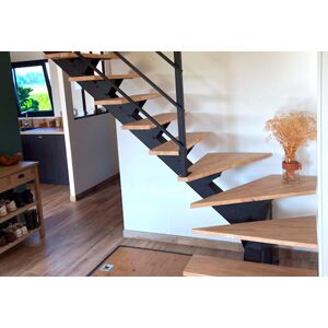 ML Fusion Limon central pour escalier quart tournant sur mesure – Stael - Publicité