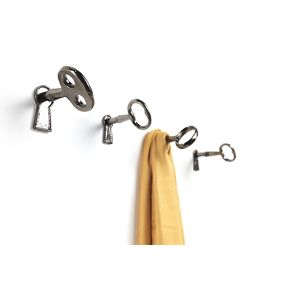 MOGG set de 4 portemanteaux muraux MEMORIE (Kit de 4 cles - laiton)