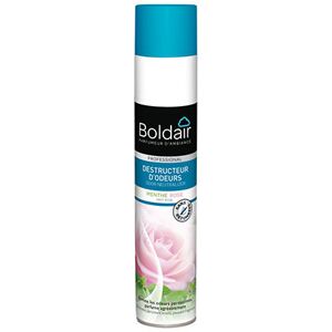 Aérosol destructeur d'odeurs Boldair - 500 ml - parfum menthe rose professional - Publicité