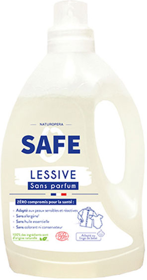 Safe Lessive Liquide Sans Parfum 3L