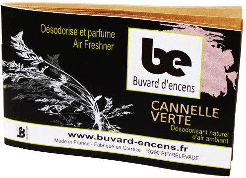 Buvard d'Encens Cannelle Verte 1 carnet