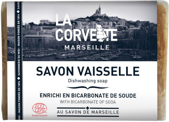 La Corvette Marseille Savon Vaiselle au Savon de Marseille 200g