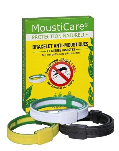 Mousticare Bracelet Anti-Moustique Jaune