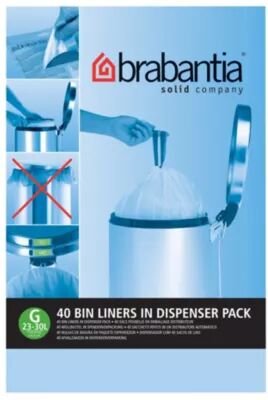 Distributeur BRABANTIA 30L - 40 sacs - G