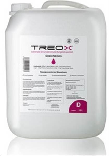 RIDER-TEC TREOX - Désinfectant, virucide prêt à l'emploi - 10 Litres -