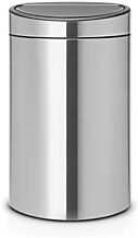 BRABANTIA Poubelle Touch Bin 40 L - Acier mat