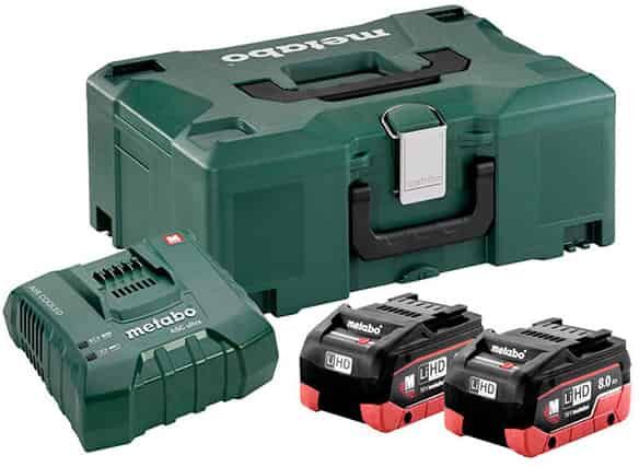 METABO Pack 2 batteries LiHD 18V 8.0Ah MetaLoc II - 685131000