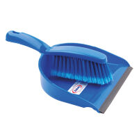 Diversen Dustpan and brush set CX03974 blue