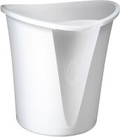 Leitz Allura white wastepaper bin