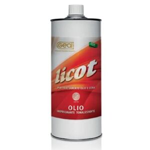 Olio impregnante Tonalizzante Essiccativo Protettivo di profondità per cotto terracotta 5L Geal LICOT