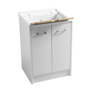 Colavene DOMESTICA LAVAPANNI COMPLETO 60 X 50 X H.86 CM. BIANCO CON TAVOLA DI LAVAGGIO DL6050B