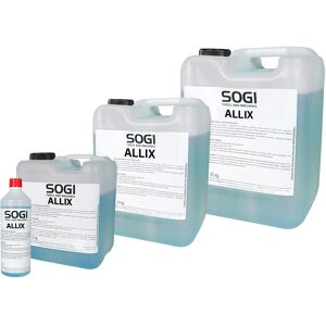 Detergente SOGI ALLIX per rimozione sporco, pulizia, sgrassaggio di acciaio inox e alluminio - da 1L a 25KG