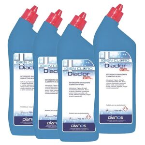Dianos 4 x DIACLOR GEL - Detergente Igienizzante Clorattivo