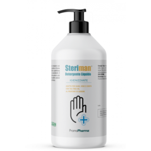 Promo Pharma Steriman Detergente Liquido Igienizzante Disinfettante 500ml - Pulizia Profonda e Protezione per la Tua Casa