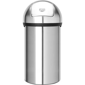 Brabantia Pattumiera Push Bin  a pedale grigio inox 60 L