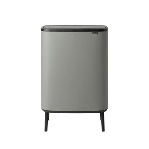 Brabantia Pattumiera per raccolta differenziata Bo Touch  manuale grigio 60 L