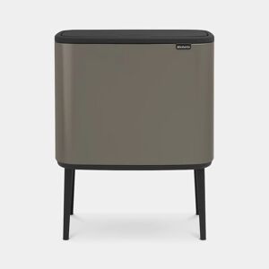 Brabantia PATTUMIERA BO TOUCH BIN 11+23LT PLATINO