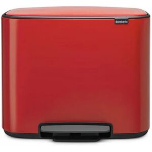 Brabantia PATTUMIERA BO PEDAL BIN 11+23LT.ROSSO