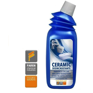 Farmicol Ceramic Faren 750 ml Anticalcare disincrostante Professionale WC Bidet