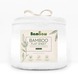 bambaw Accessori Lenzuolo di Sopra in Seta di Bambù Bianco