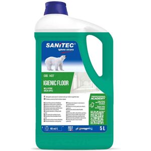 Igienic Floor Detergente Profumato Mela Verde Per Pavimenti Sanitec 5 L