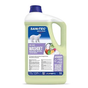 Washdet Muschio Bianco Detergente Enzimatico Per Lavatrice Sanitec 5 L