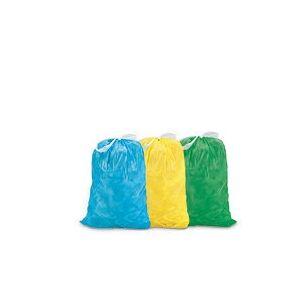 ratioform Sacco per rifiuti, blu, 70 x 110 cm, 120 L, 40 µ, con laccio di chiusura