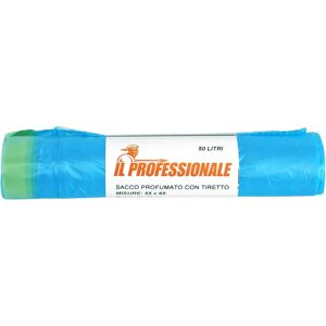 Tecnomat SACCO PATTUMIERA CELESTE 55x65 cm IN HDPE ANTIGOCCIA CON MANIGLIA A SCORRIMENTO