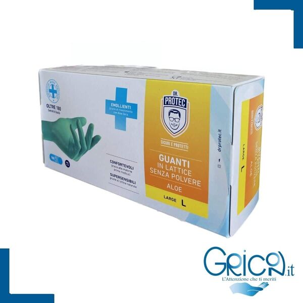 bericah guanti in lattice dr protec con aloe vera anti-sudorazione - l