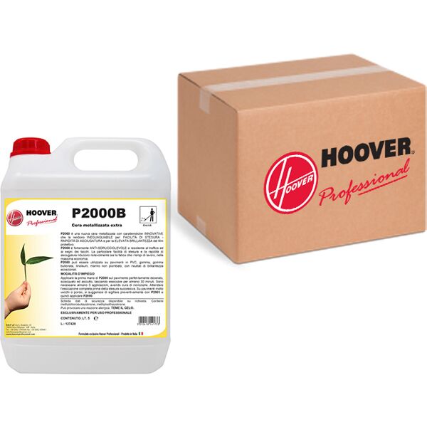 hoover scatola 4 taniche p2000b cera metallizzata autolucidante