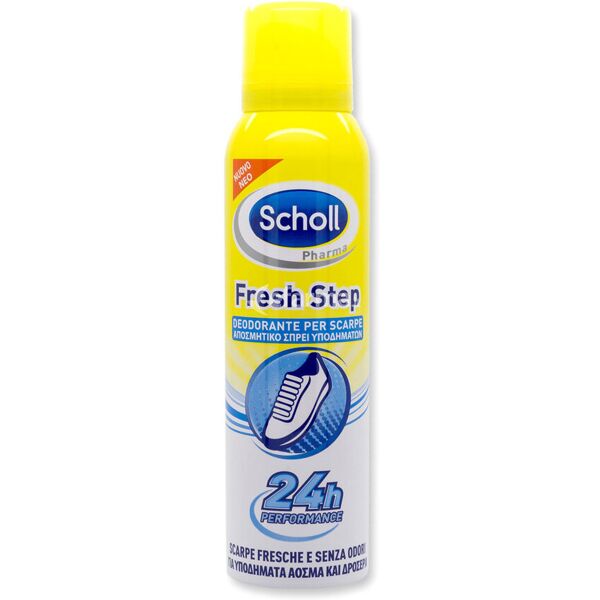 scholl fresh step deodorante per scarpe 150 ml