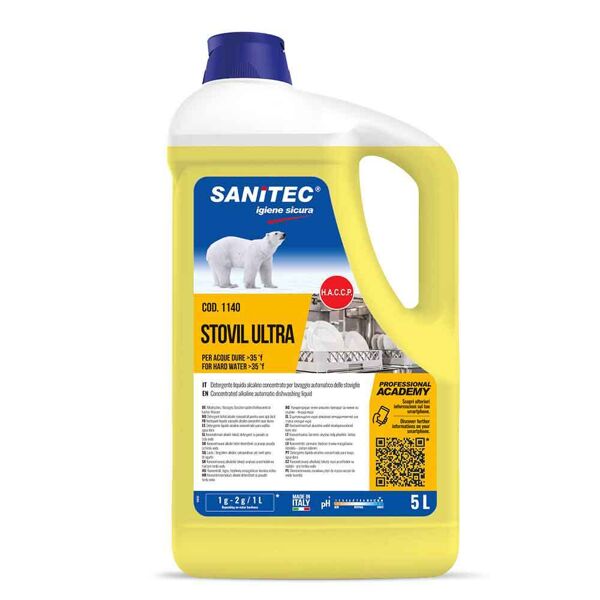 stovil ultra detergente sanitec specifico per acque dure 5 l