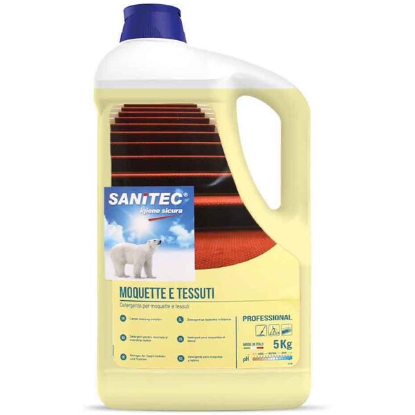 moquette detergente per tappeti e moquette sanitec 5 l