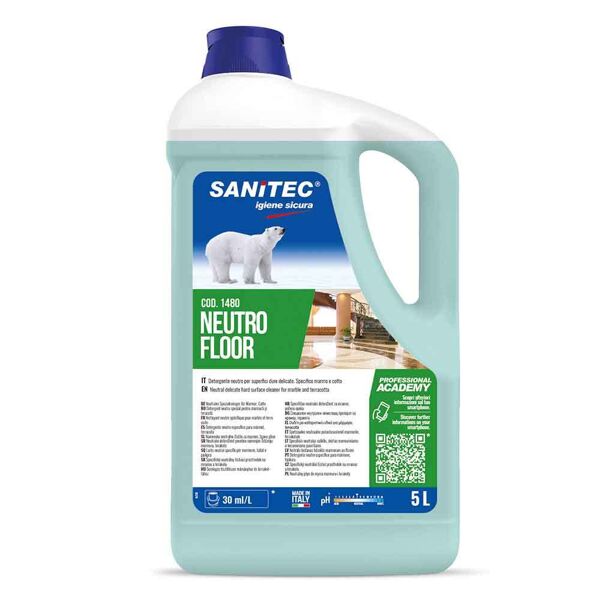 neutro floor detergente per superfici delicate sanitec 5 l
