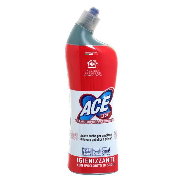 ace wc cloro detergente igienizzante professionale in gel per wc 750ml