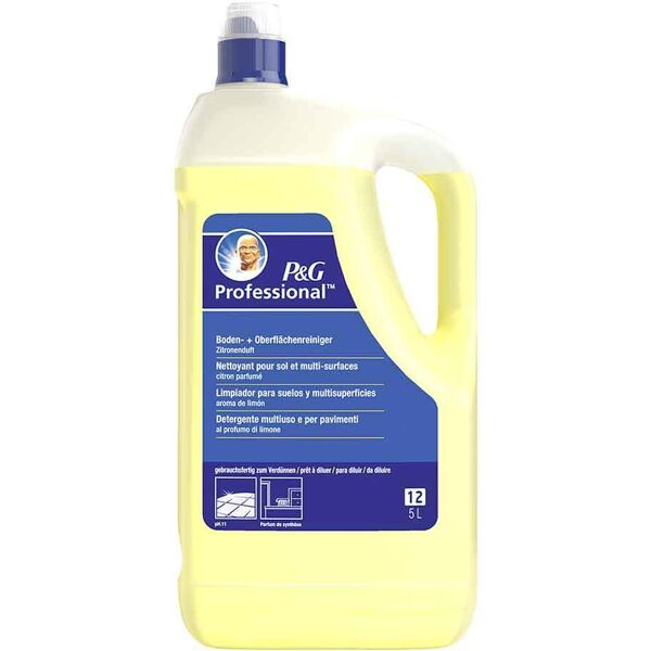 mastro lindo detergente superfici e pavimenti profumato al limone 5 l